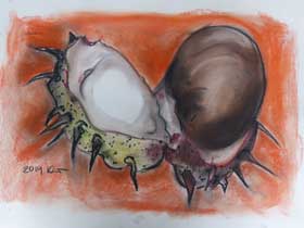 Einzelausstellung 'Ankunft' in der Kneipe im Bahnhof, Bochum Langendreer, Foto 7